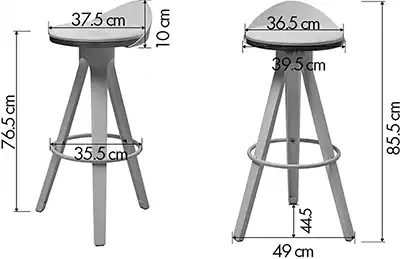 Photo du produit TABOURET BREAK BLANC