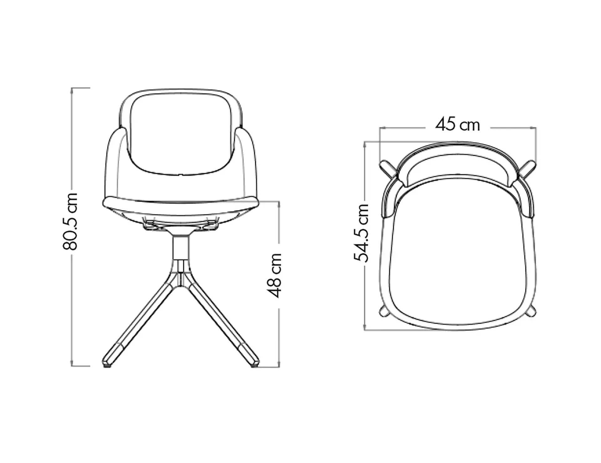 Photo du produit CHAISE LOOPS KAKI AVEC ACCOUDOIRS PIETEMENT NOIR