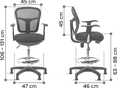 Photo du produit TABOURET TANIX NOIR