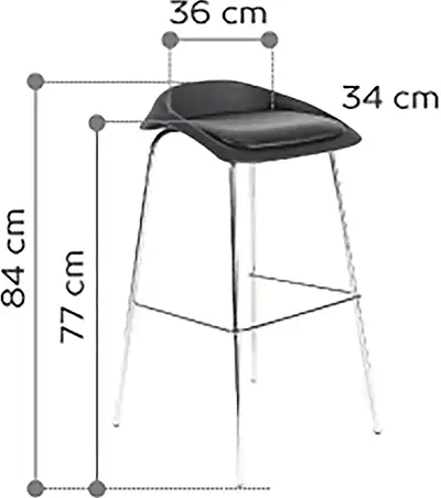Photo du produit TABOURET CRONY BLANC