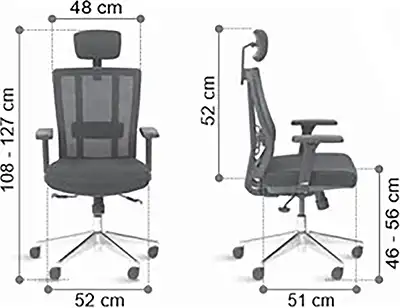 Photo du produit FAUTEUIL ERGONOMIQUE OFFSEAT NOIR/BLACK