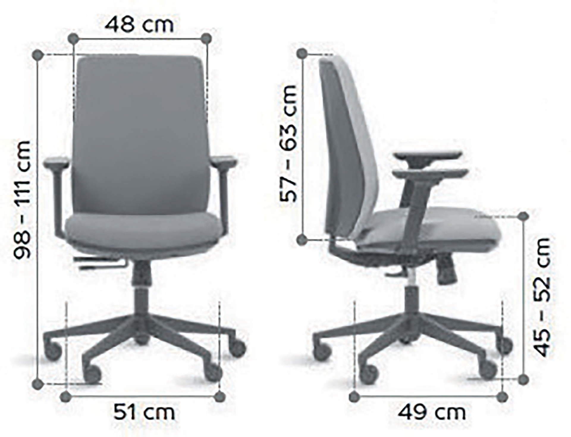 Photo du produit FAUTEUIL SHERMAN GRIS