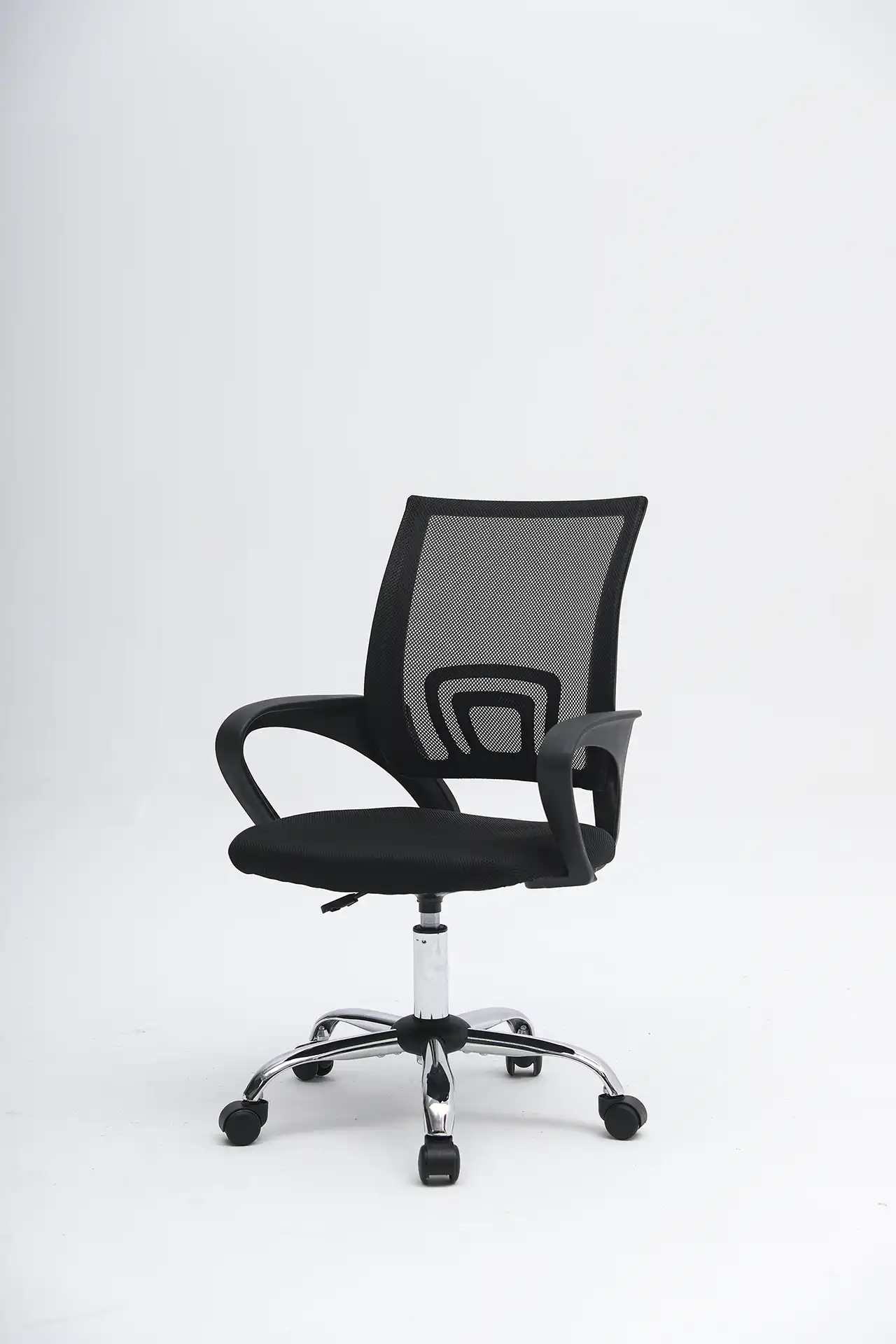 Photo du produit FAUTEUIL AMY TISSU, POLYURETHANE ET MAILLE NOIR