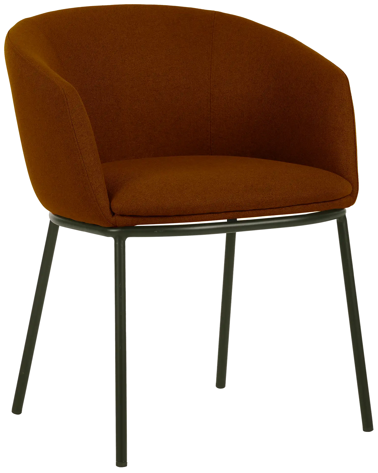 Photo du produit FAUTEUIL TISSU NON FEU ARCO TERRACOTTA PIEDS METAL
