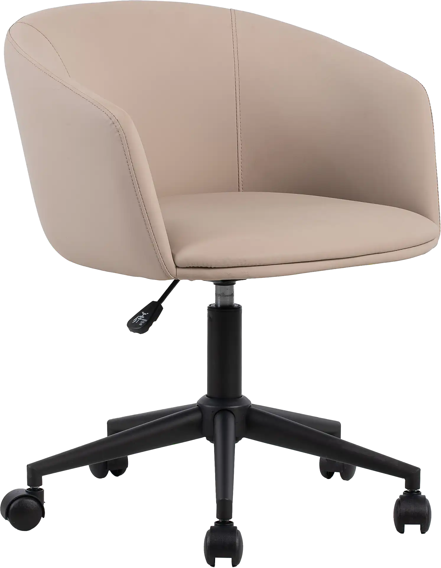 Photo du produit FAUTEUIL POLYURETHANE ARCO TAUPE PIEDS ROULETTES