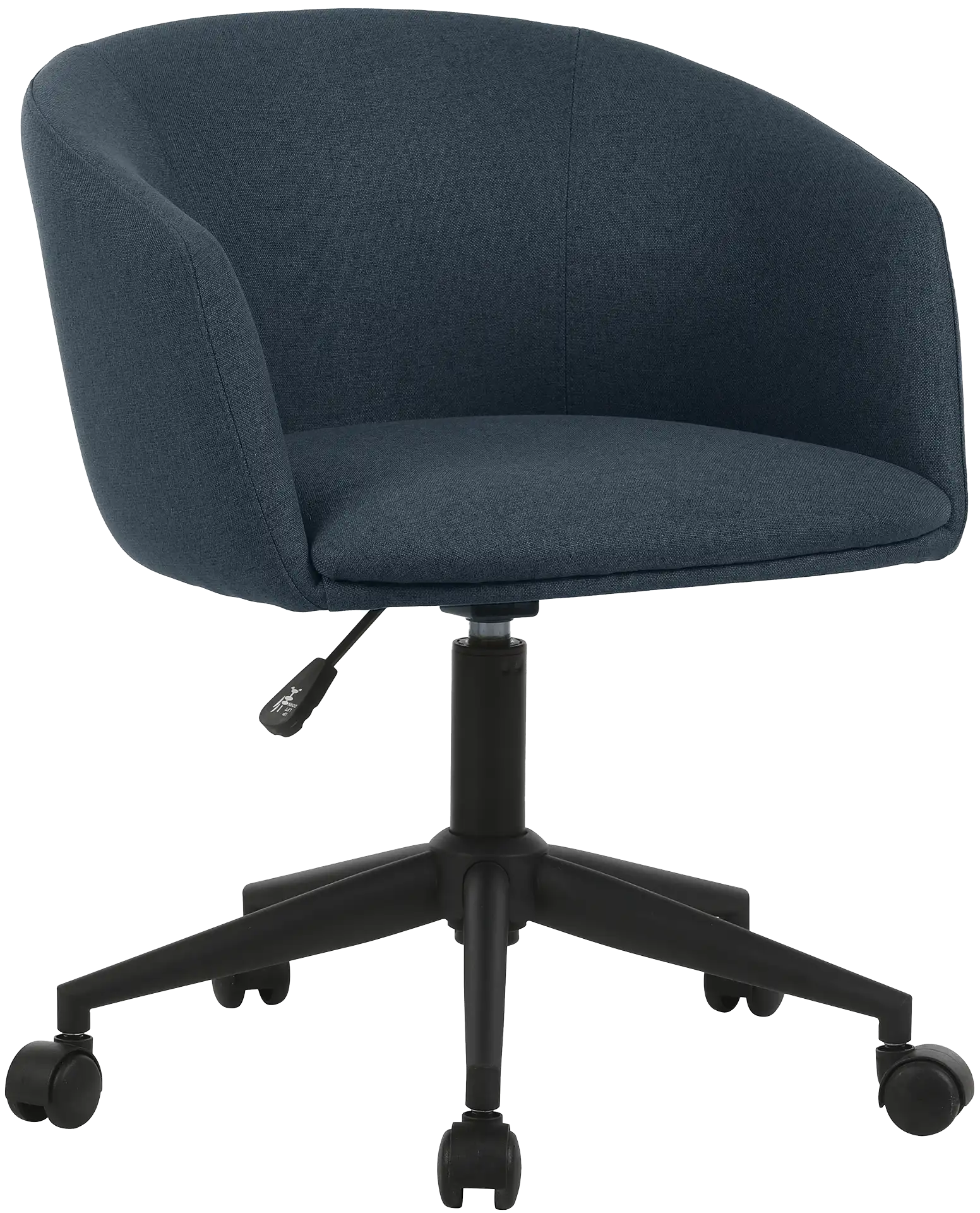Photo du produit FAUTEUIL TISSU NON FEU ARCO BLEU NUIT PIED ROULETTES