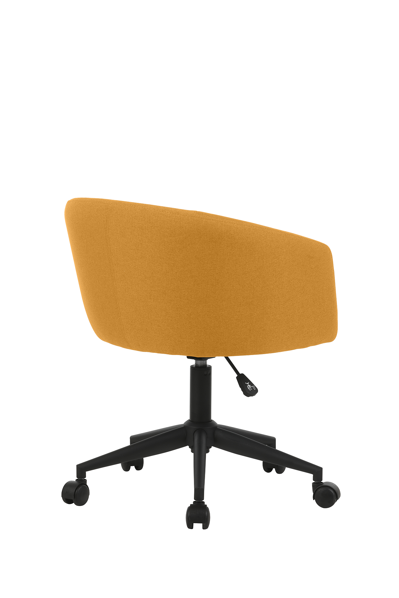 Photo du produit FAUTEUIL TISSU NON FEU ARCO JAUNE SAFRAN PIED ROULETTES