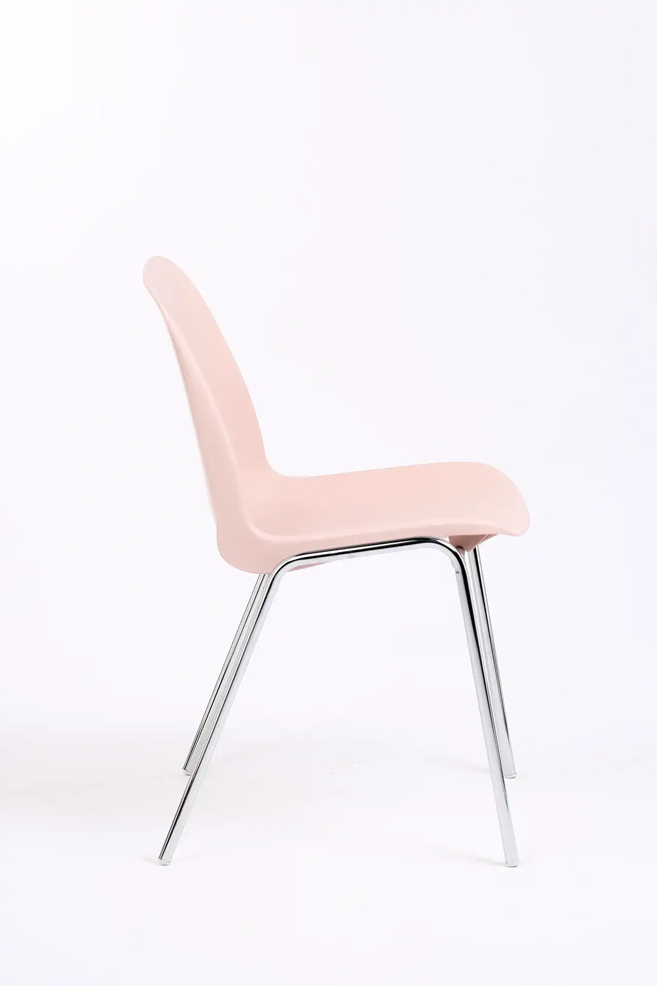 Photo du produit CHAISE CHARLOTTE PASTEL ROSE POUDRE