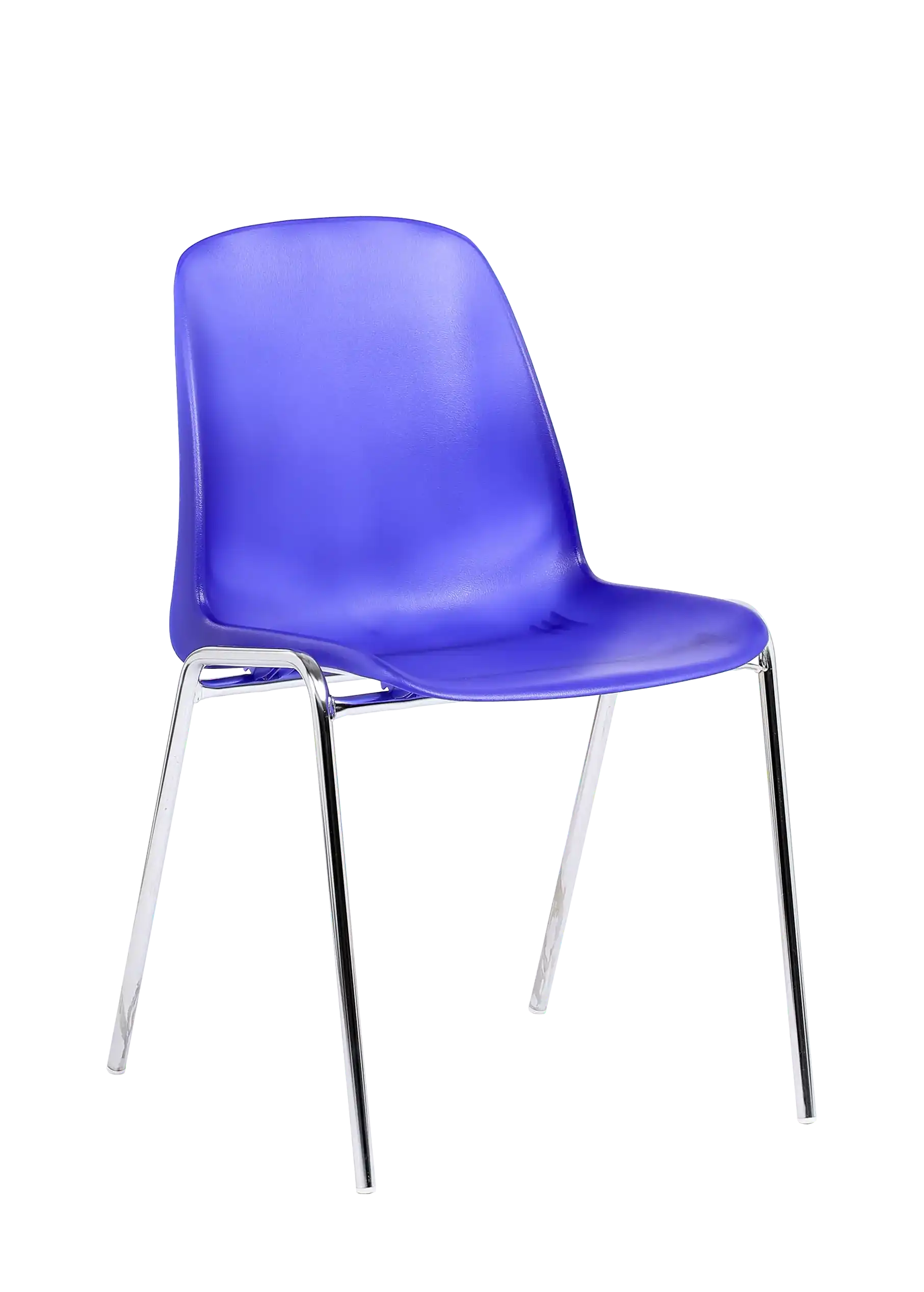 Photo du produit CHAISE CHARLOTTE GIVREE VIOLETTE PIEDS CHROMES