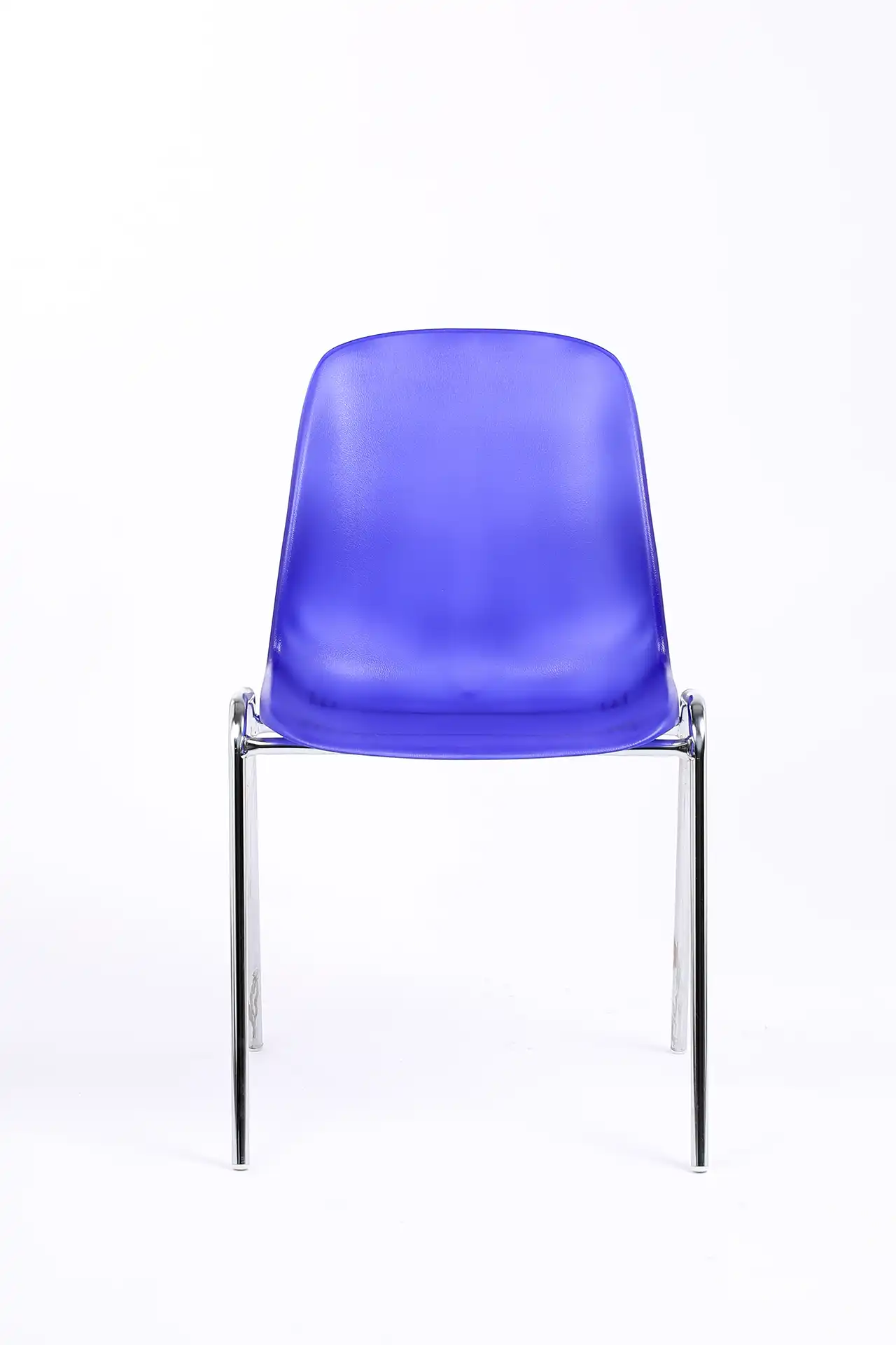 Photo du produit CHAISE CHARLOTTE GIVREE VIOLETTE PIEDS CHROMES