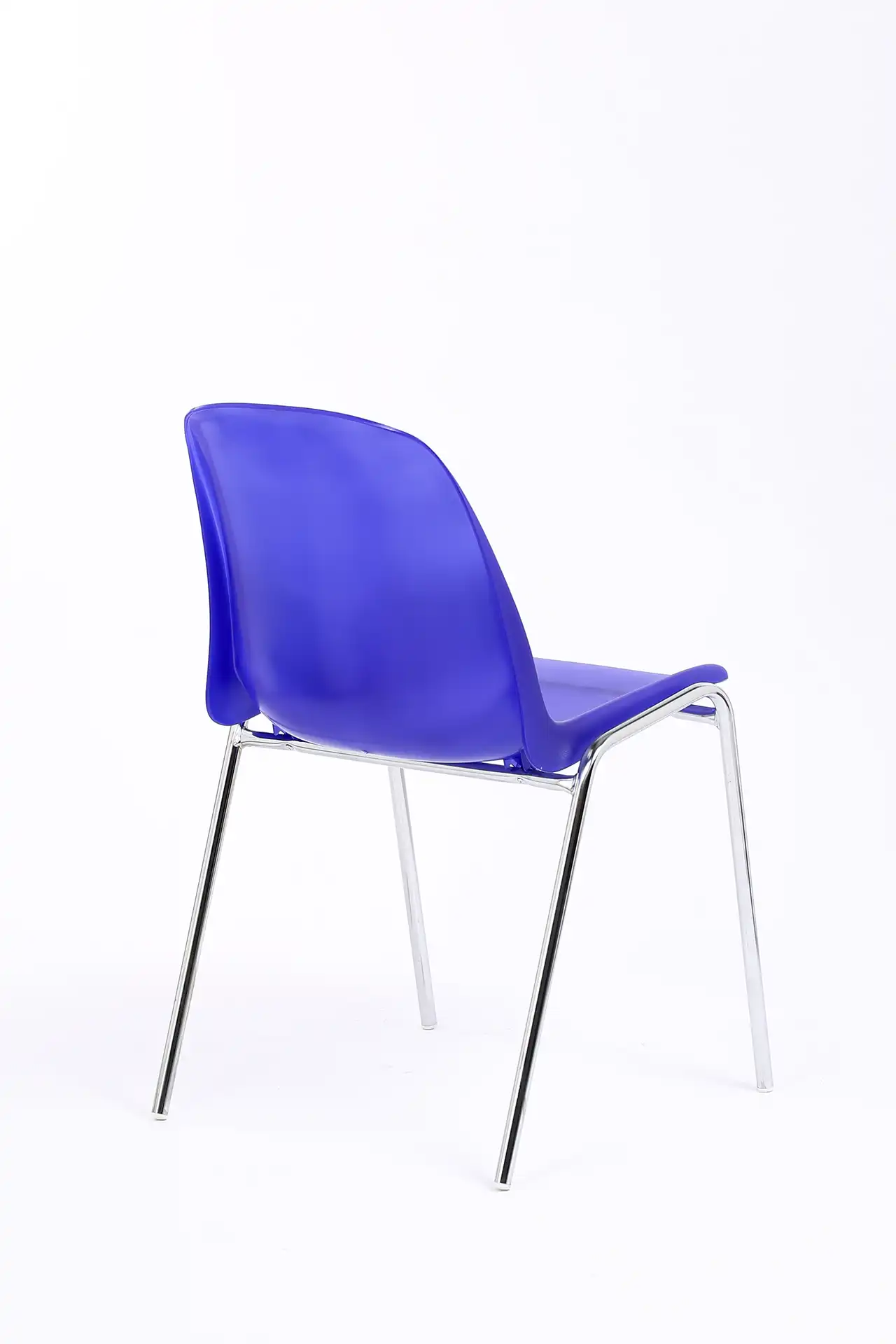 Photo du produit CHAISE CHARLOTTE GIVREE VIOLETTE PIEDS CHROMES