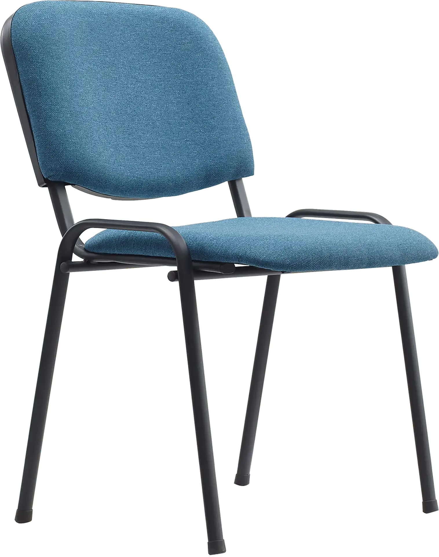 CHAISE COIGNY ECO BLEU JEAN PIEDS NOIRS