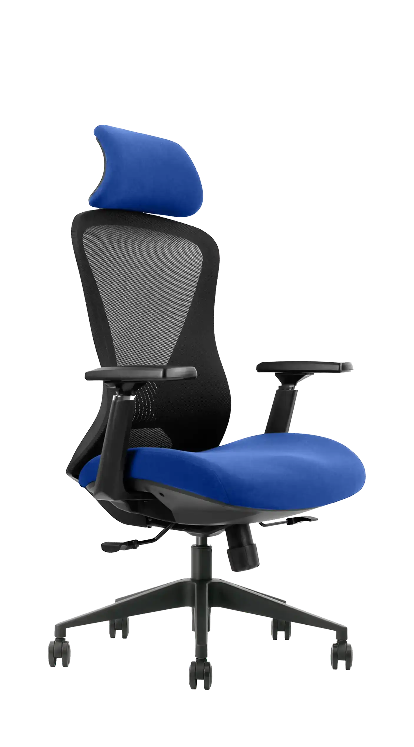 Photo du produit FAUTEUIL DESIGNER BLEU/NOIR