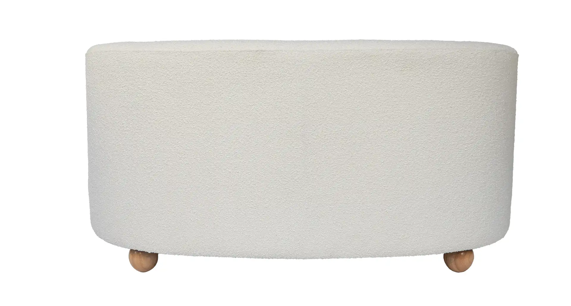 Miniature du produit CANAPE 2 PLACES KURLY BLANC