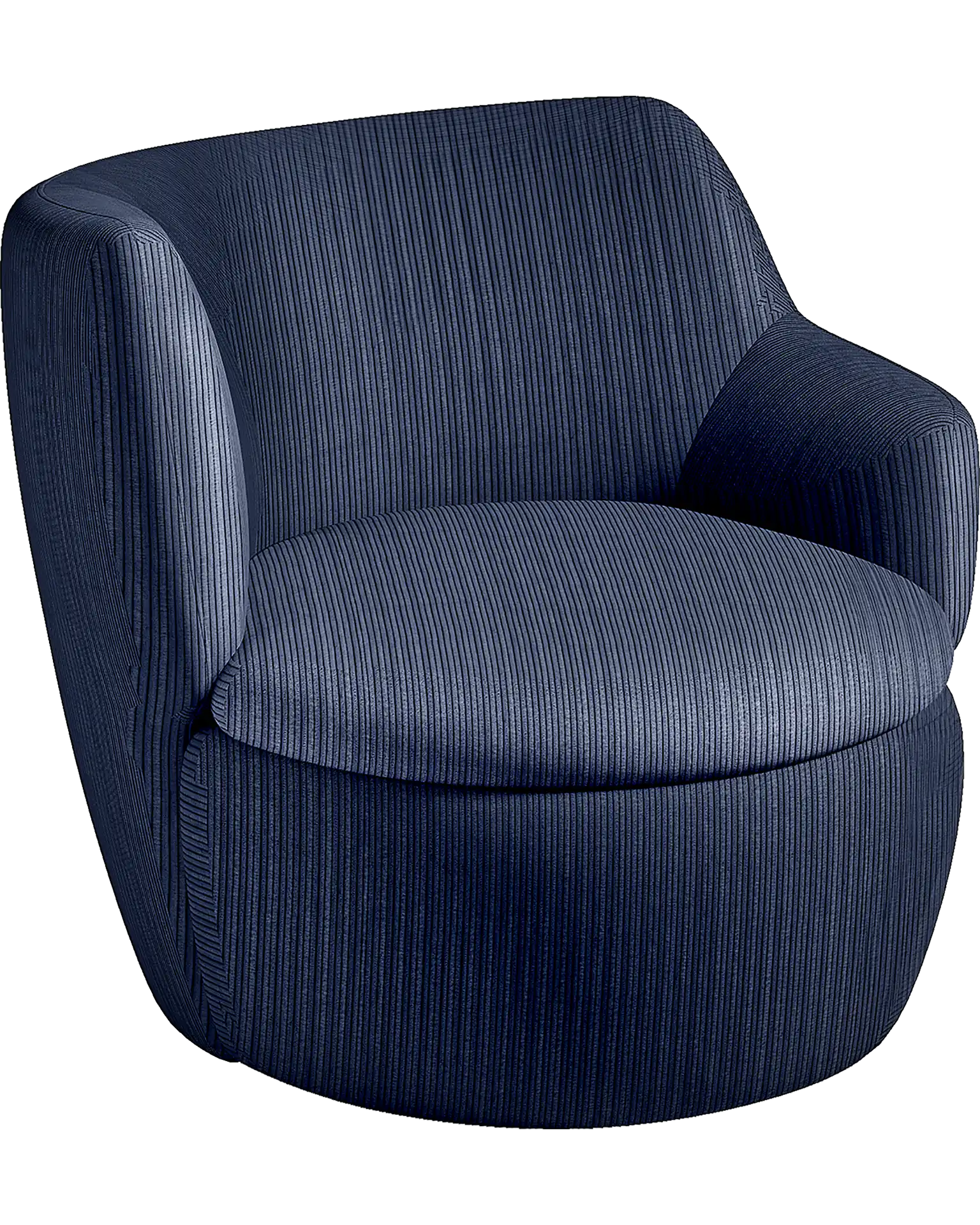 Photo du produit FAUTEUIL KURLY BLEU MARINE