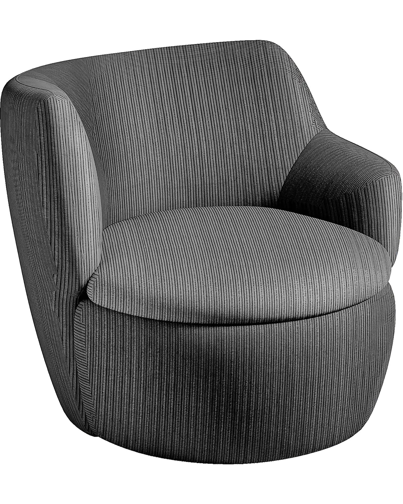 FAUTEUIL KURLY GRIS