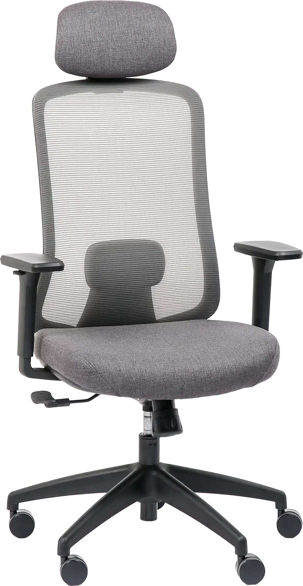 FAUTEUIL ERGONOMIQUE AVEC APPUI TETE LANDO GRIS-GRIS