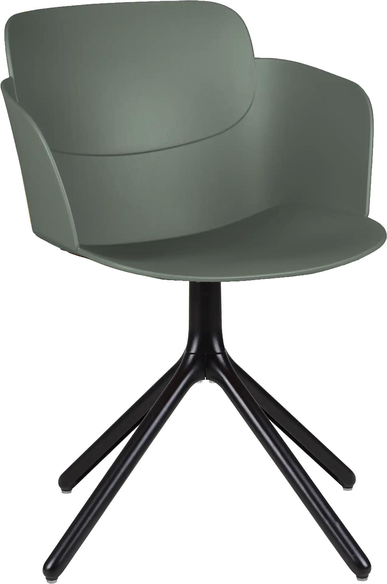 CHAISE LOOPS KAKI AVEC ACCOUDOIRS PIETEMENT NOIR