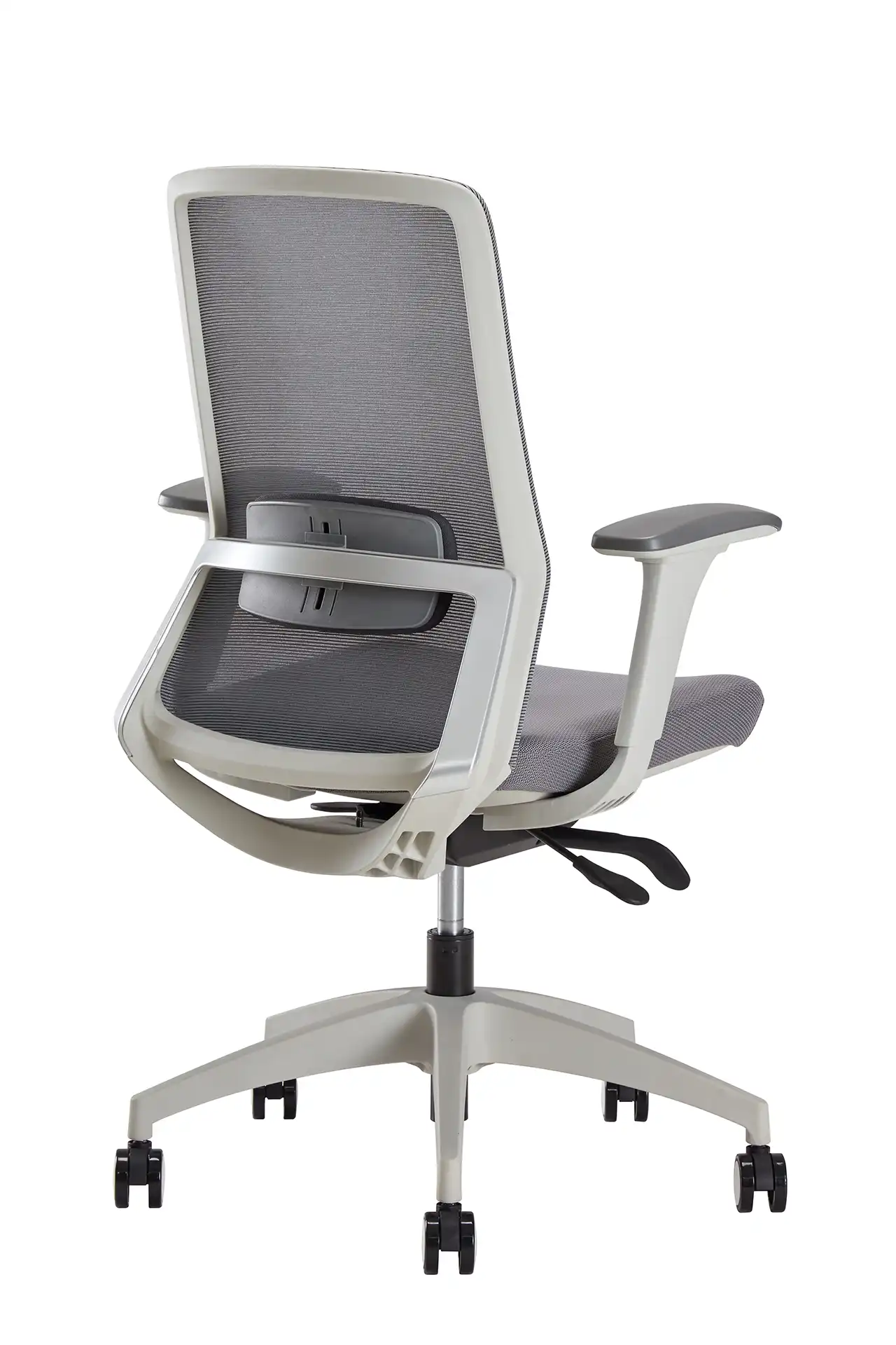 Photo du produit FAUTEUIL POLAR SYNCH CORPS GR/CLAIR, ASS ET DOSS GR, PIEDS NYLON GRIS