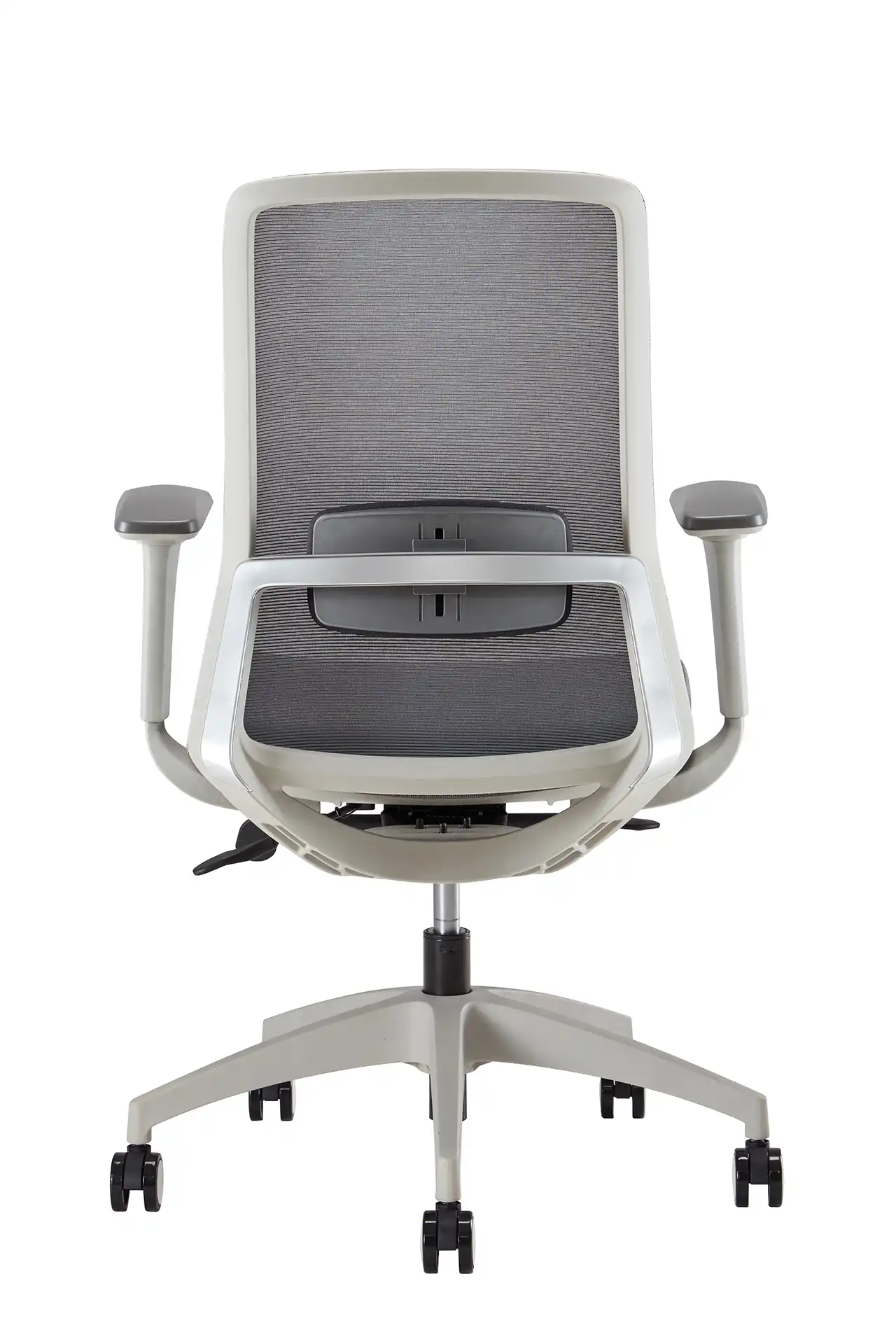 Photo du produit FAUTEUIL POLAR SYNCH CORPS GR/CLAIR, ASS ET DOSS GR, PIEDS NYLON GRIS