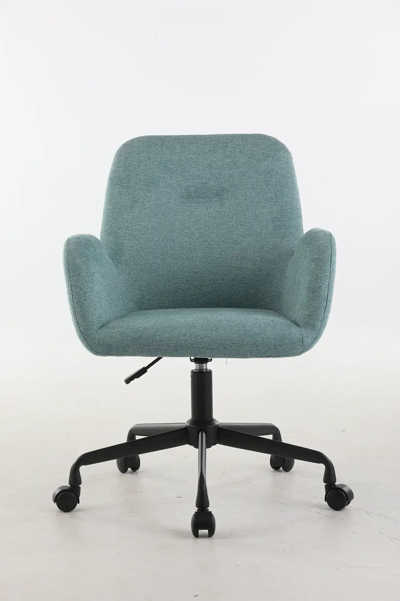 Photo du produit FAUTEUIL TISSU SHINEO TURQUOISE ROULETTES