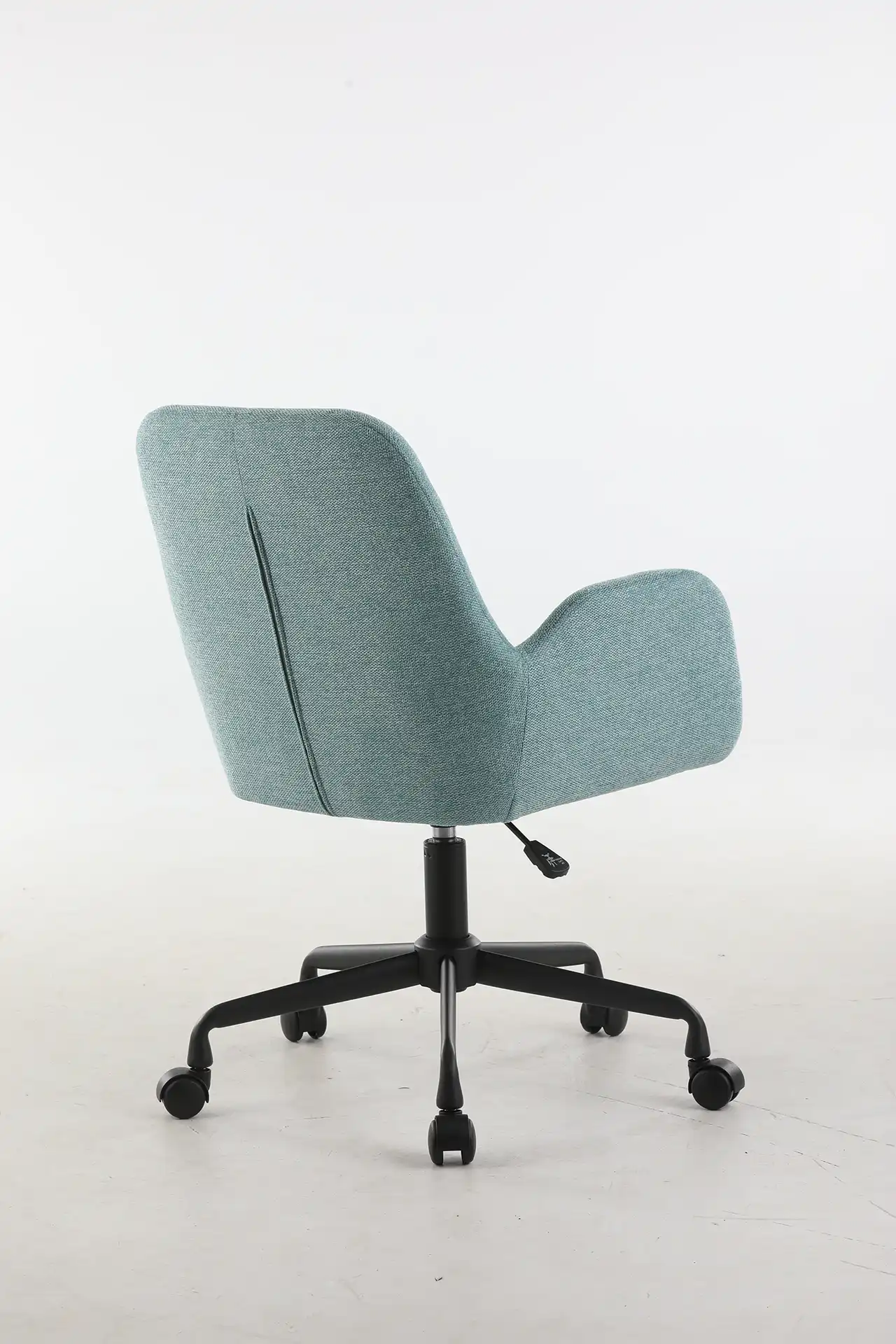 Photo du produit FAUTEUIL TISSU SHINEO TURQUOISE ROULETTES