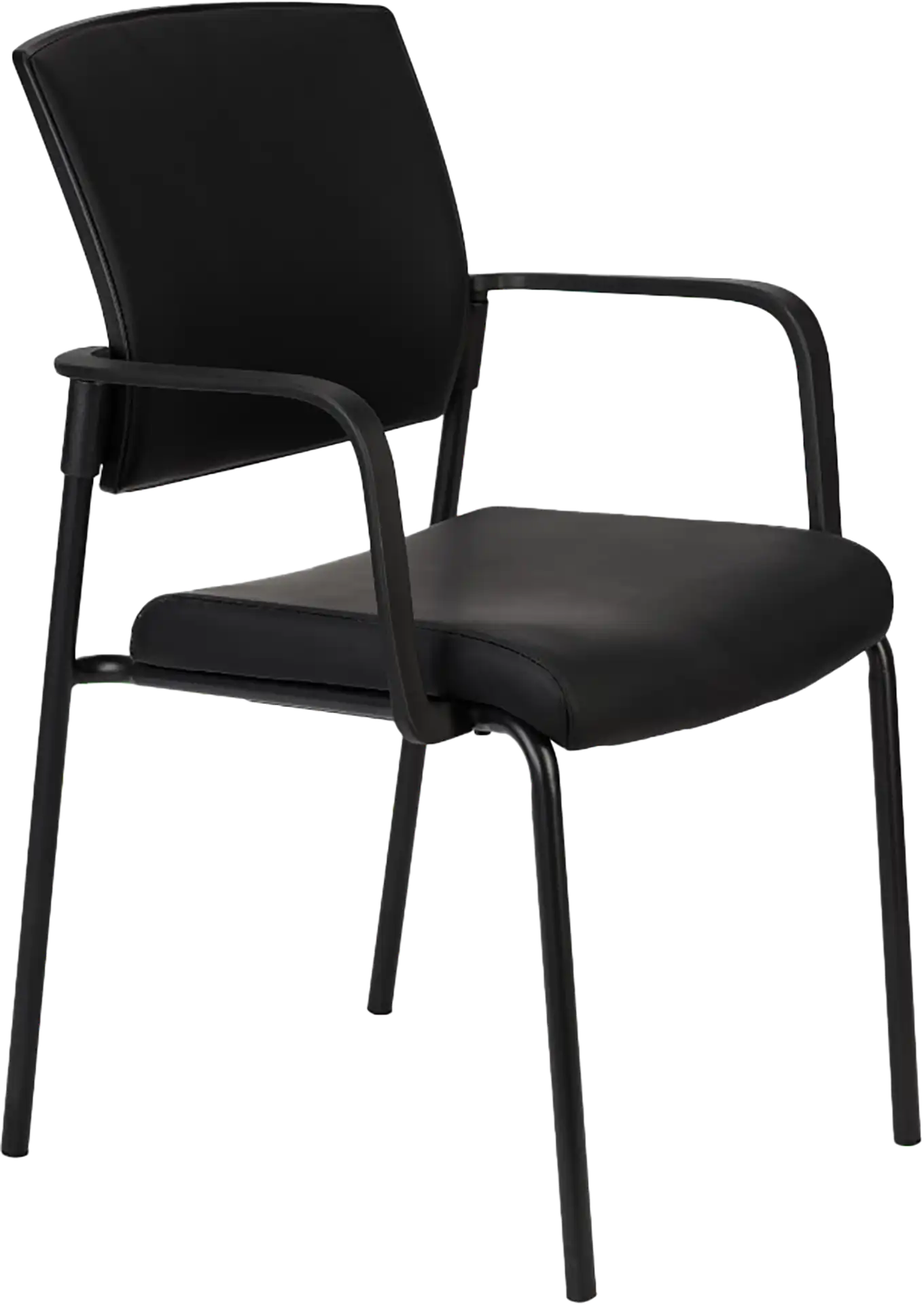 CHAISE SYNERGY NOIRE ASSISE PU DOSSIER PU