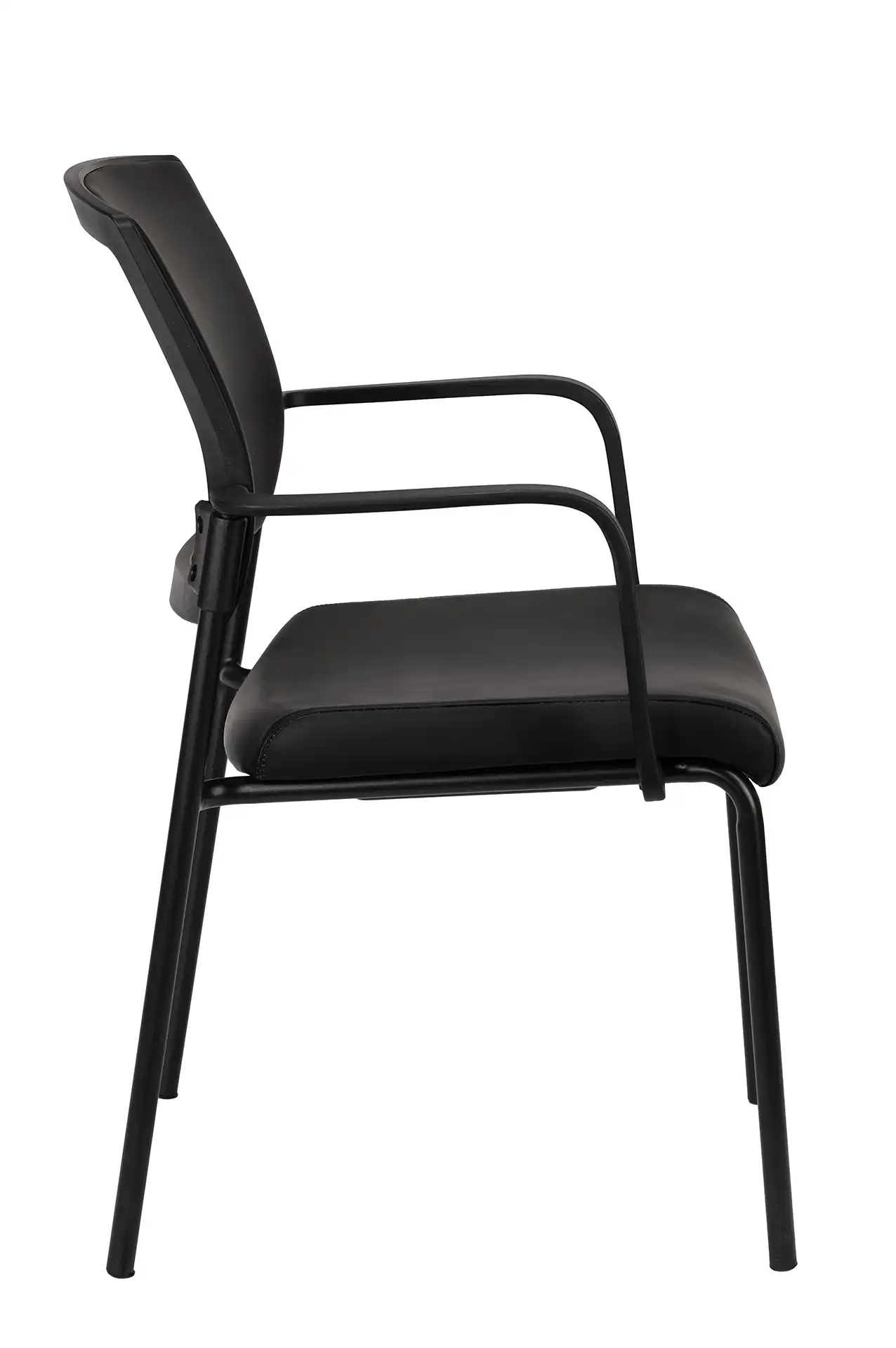 Photo du produit CHAISE SYNERGY NOIRE ASSISE PU DOSSIER PU