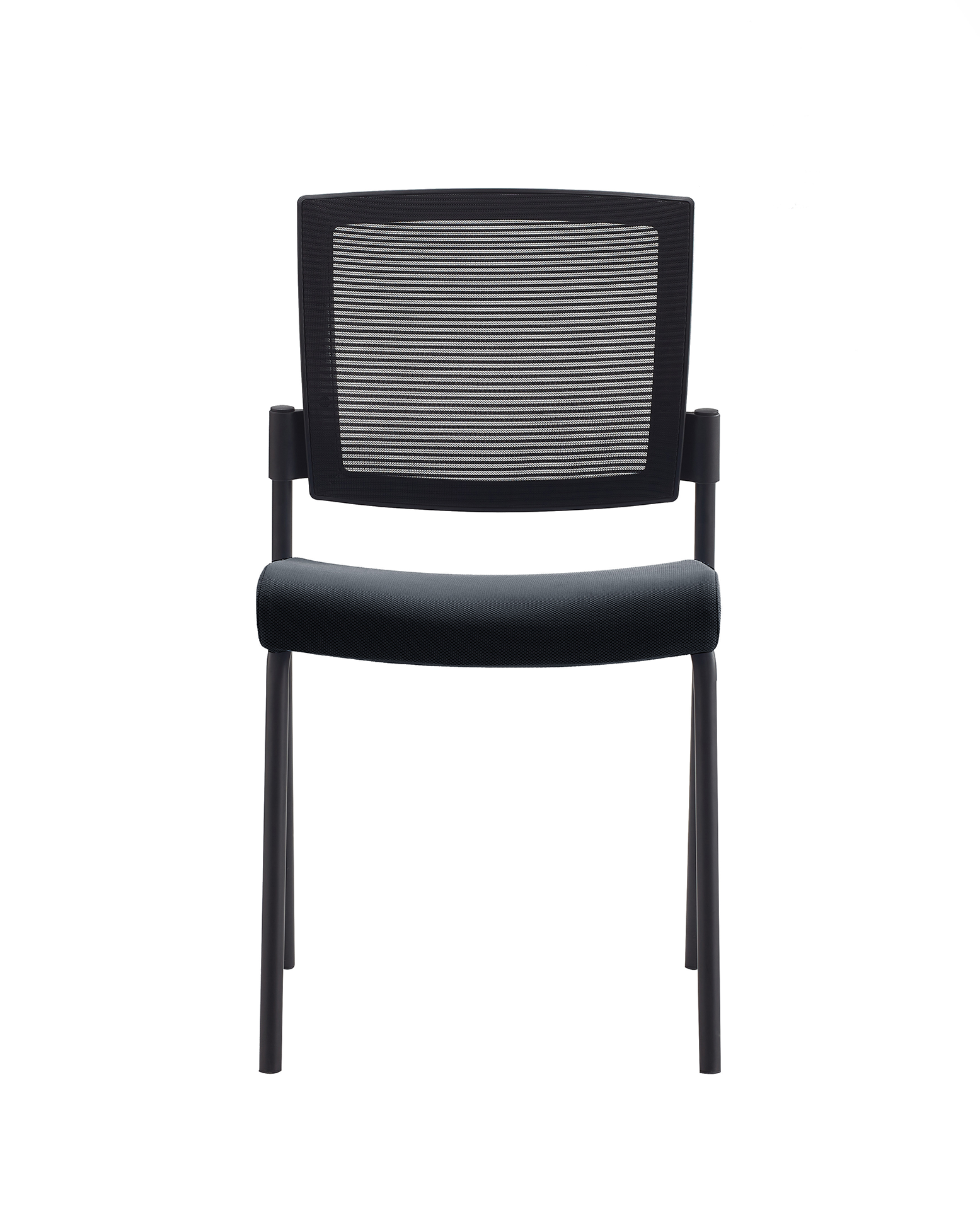 Miniature du produit CHAISE SYNERGY NOIRE ASSISE TISSU DOSSIER MESH SANS ACCOUDOIRS