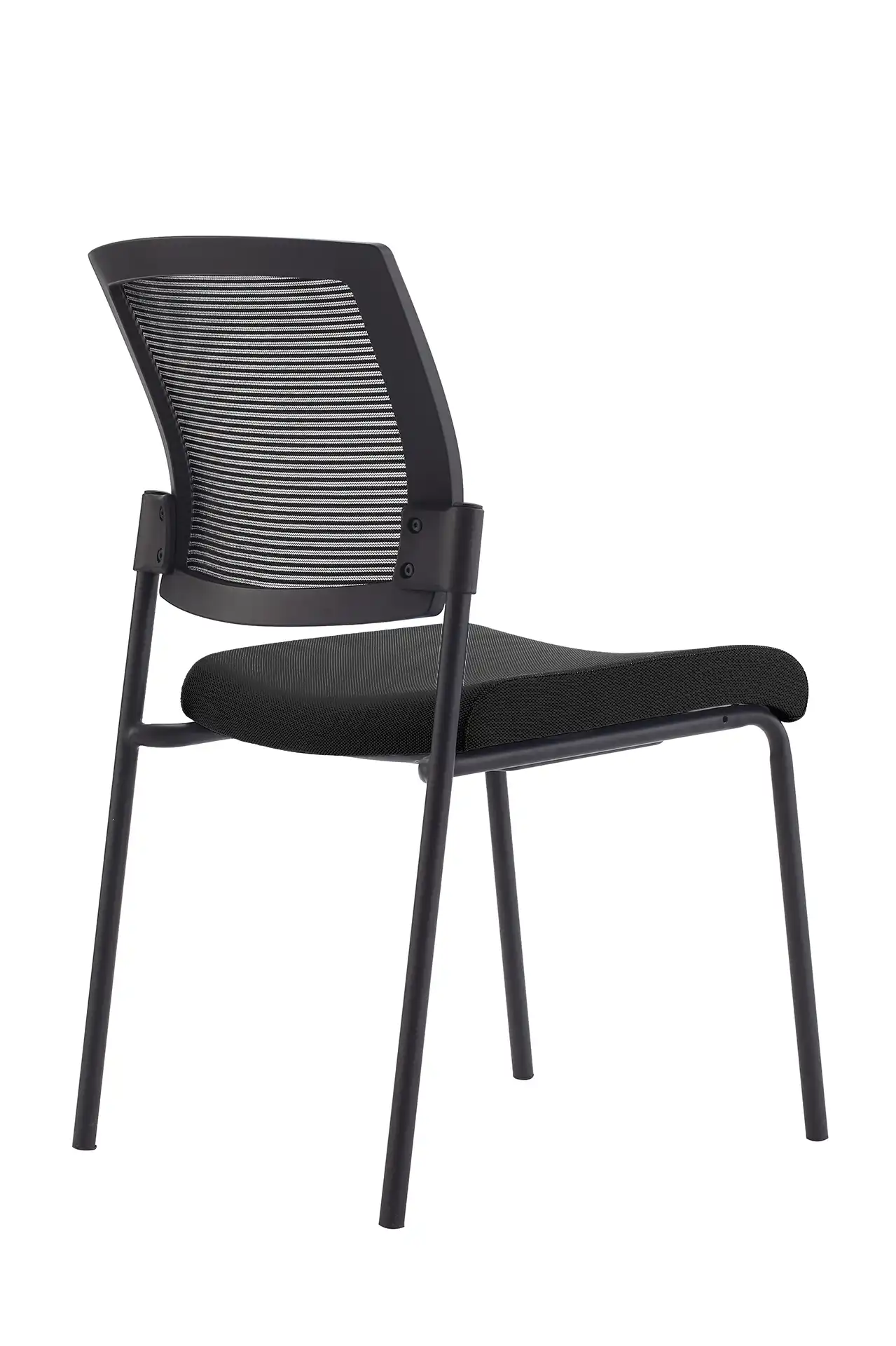Miniature du produit CHAISE SYNERGY NOIRE ASSISE TISSU DOSSIER MESH SANS ACCOUDOIRS